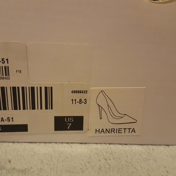 Aldo Hanrietta Women's Size 7 Purple Fabric Stiletto Pumps - Picture 2 of 2